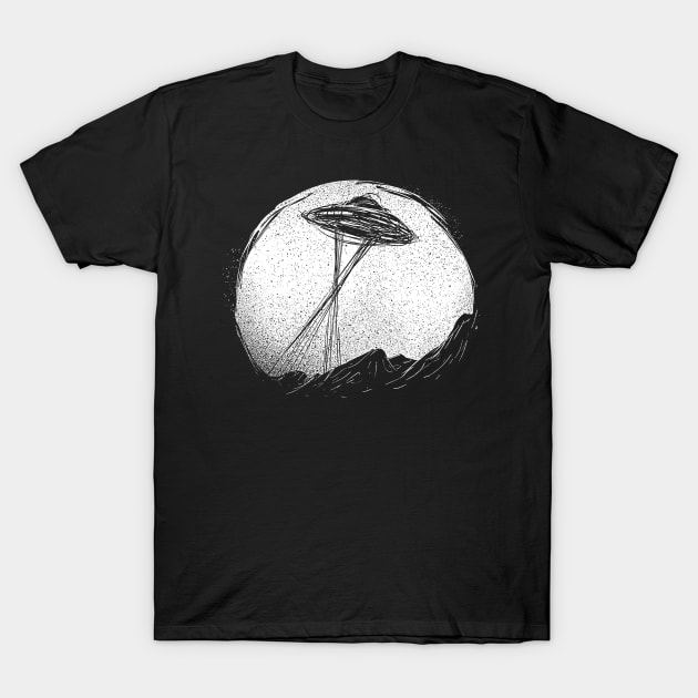 Light UFO T-Shirt by barmalisiRTB